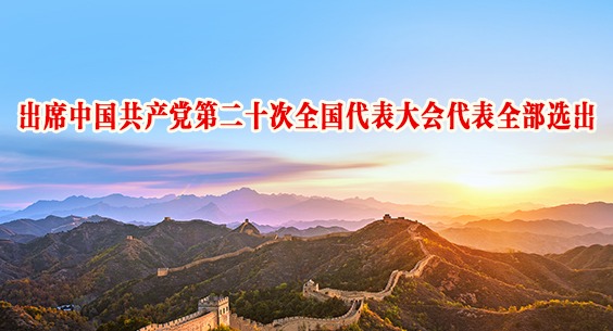 出席中国共产党第二十次全国代表大会代表全部选出