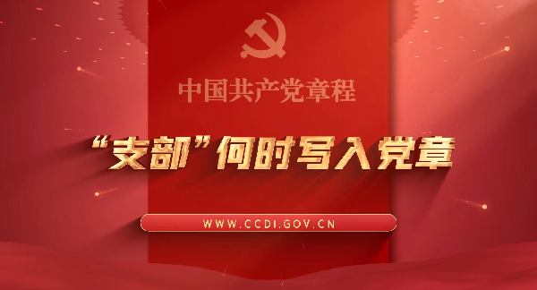 学习党史 知党爱党丨“支部”何时写入党章